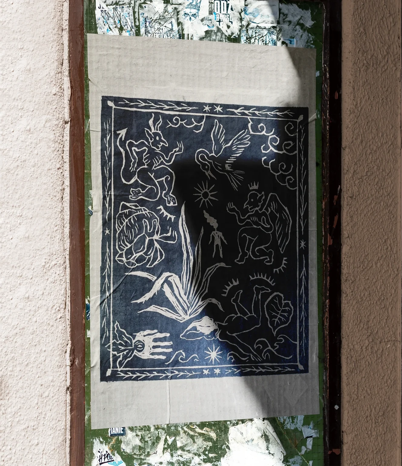 The Dreamer woodblock print