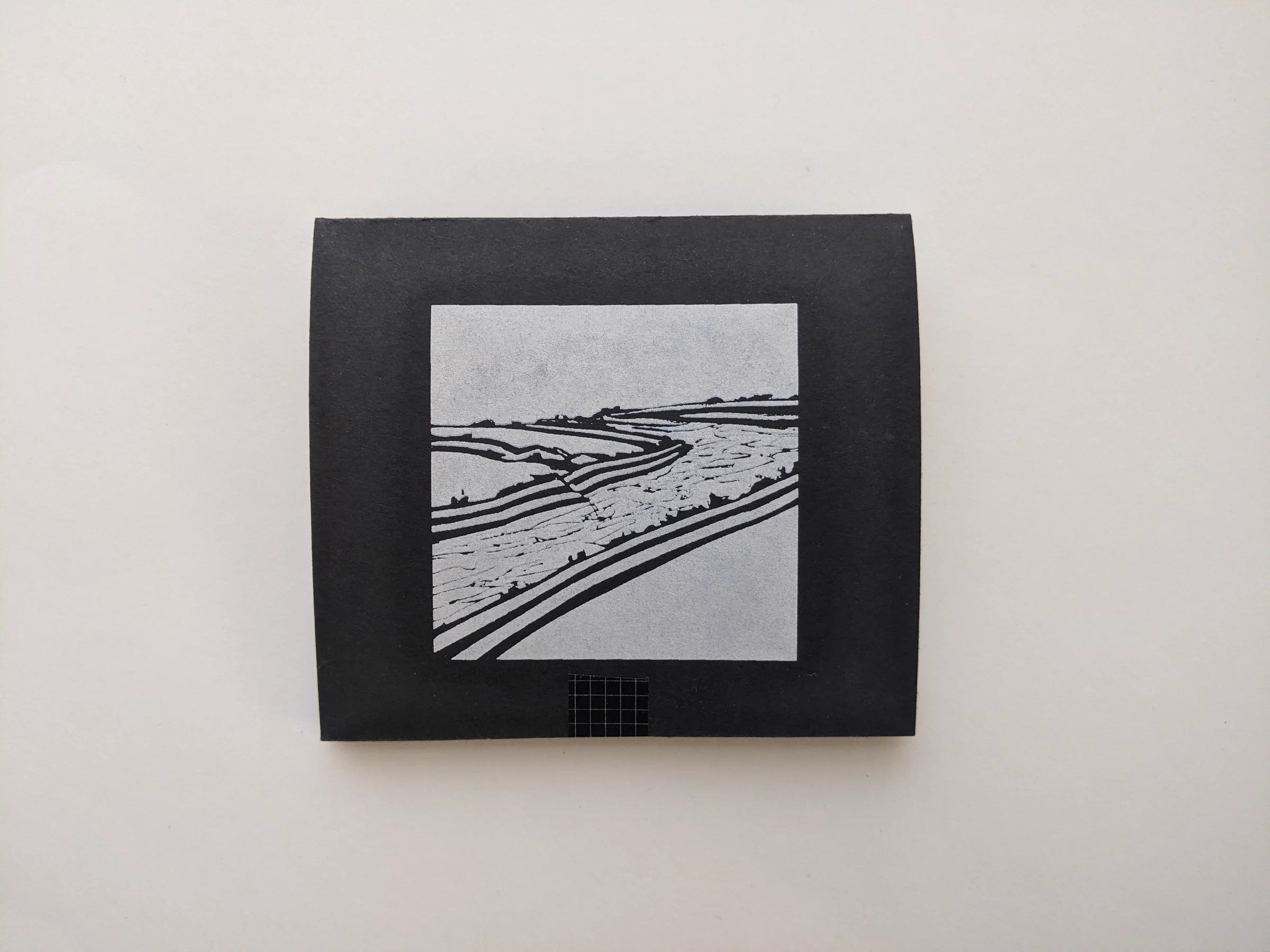 Newsfeed silkscreened poetry artist book
