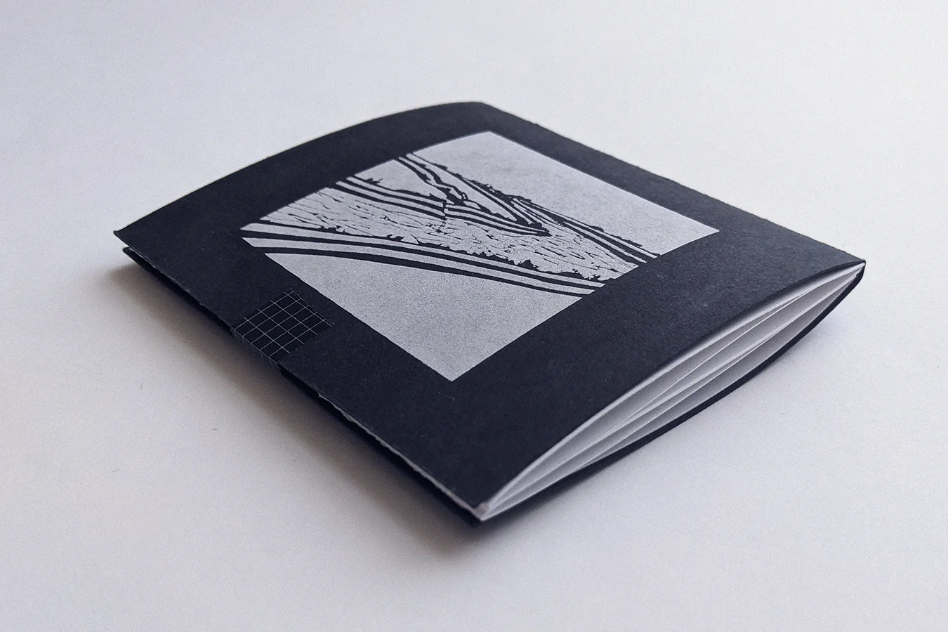 Newsfeed silkscreened poetry artist book