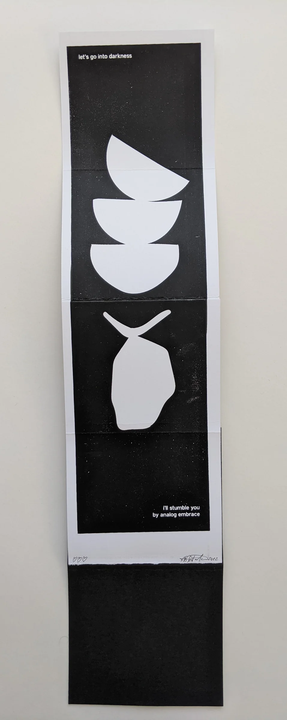 Newsfeed silkscreened poetry artist book