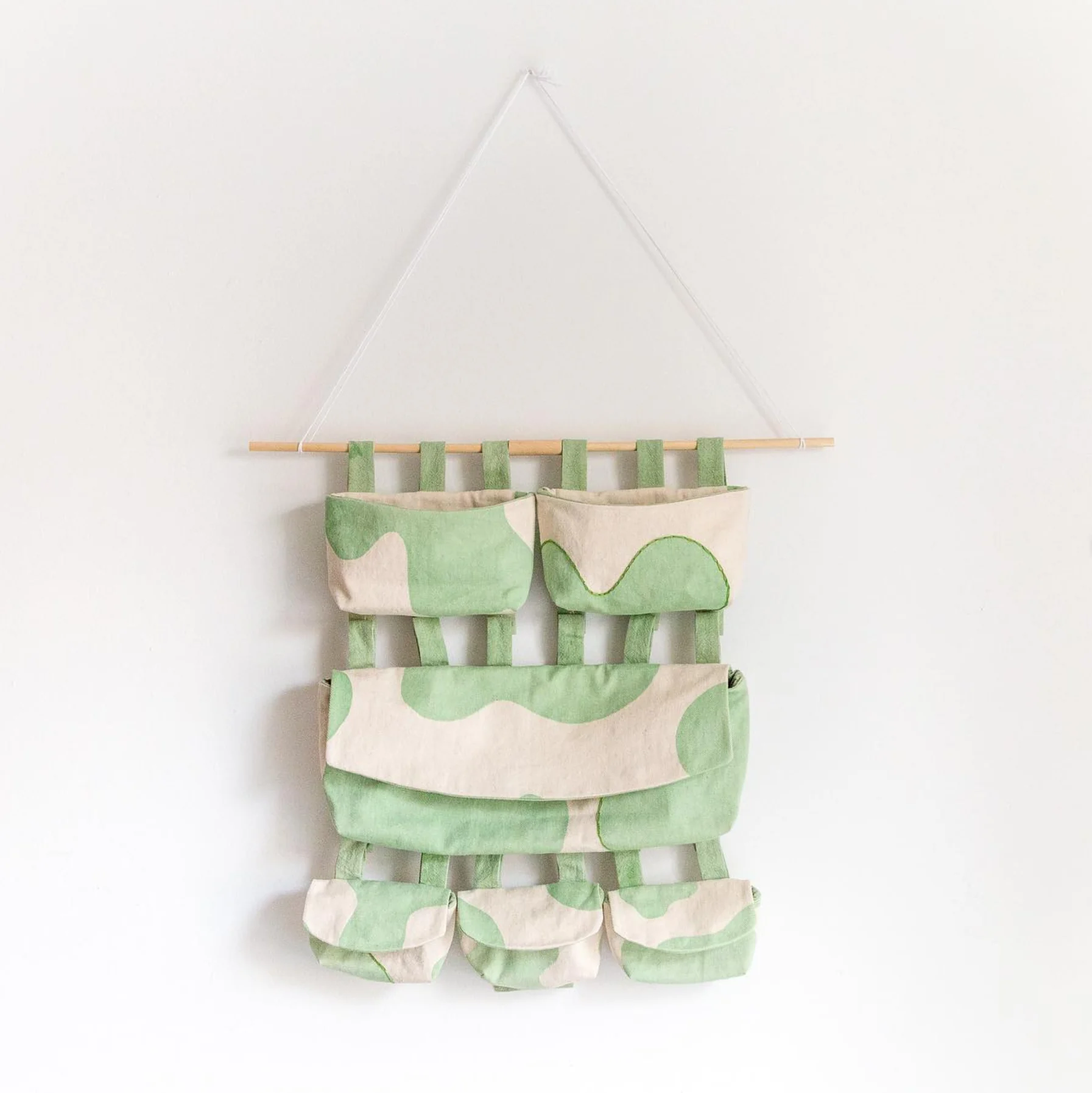 Stax ecodyed textile hanging organizer